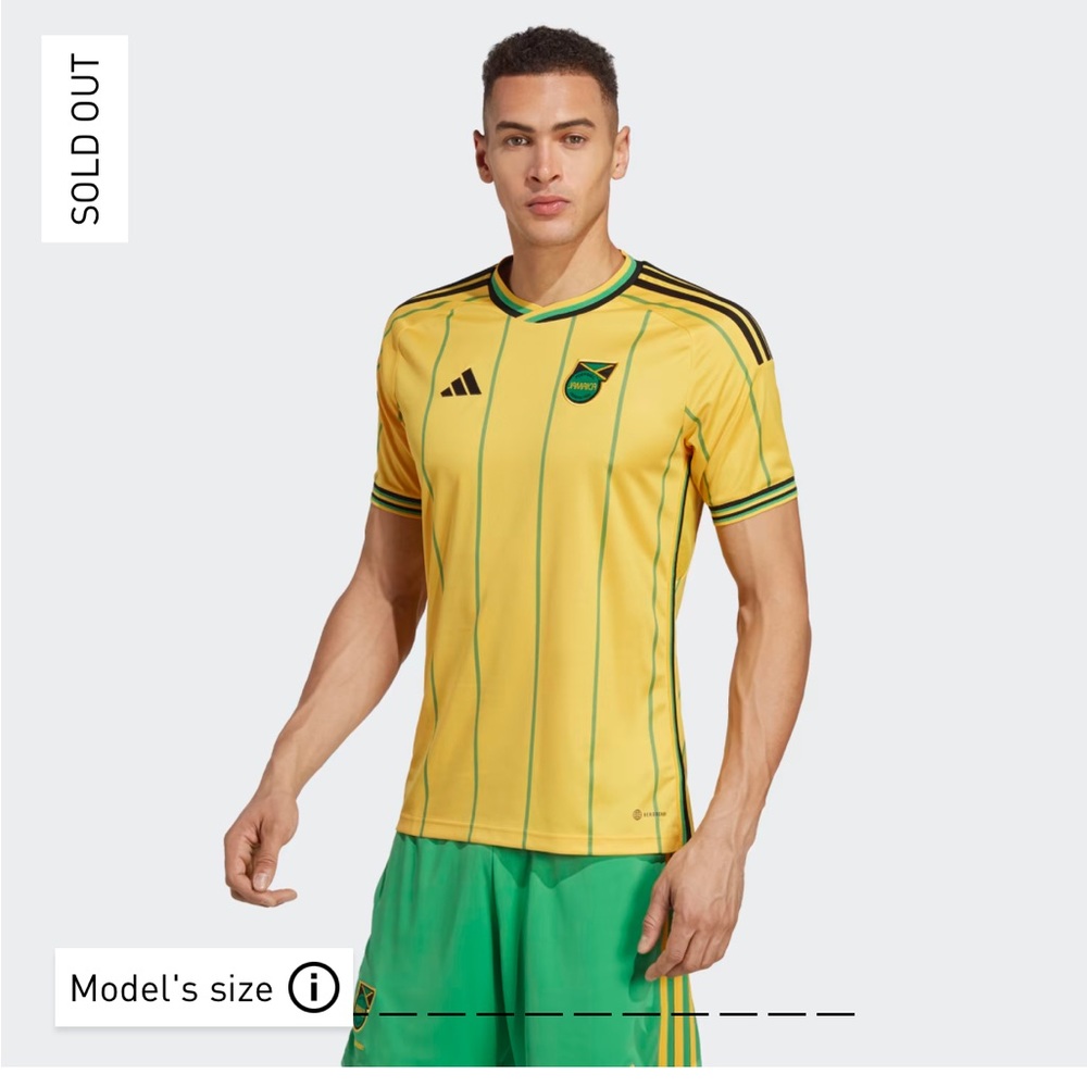 Adidas Jamaica 23 Home Jersey